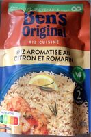 Riz aromatise au citron et romarin