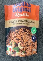 Risotto poulet et champignons