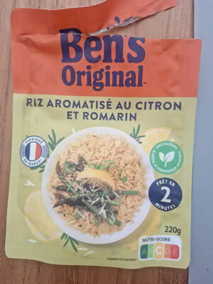 Riz aromatisé au citron et romarin