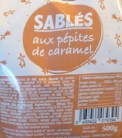 Sablés aux pépites de caramel