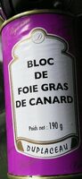 Bloc de foie gras de canard