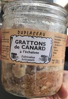 Gratton de canard à l échalote