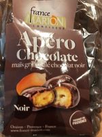Apéro chocolate maïs grillé salé chocolat noir