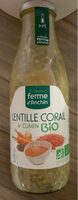 Lentille corail & cumin bio