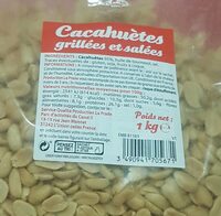 Cacahuètes  grillées et salées