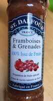 Confiture de framboises et grenades