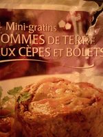 Mini Gratin Pdt aux Cèpes et Bolets