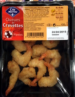 Queues de crevettes panées