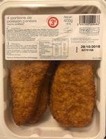 Portions au Poisson Pané