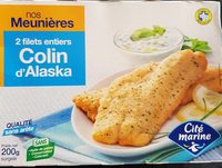 Filet de colin d Alaska meunieres