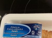 Filets de colin d'Alaska panés