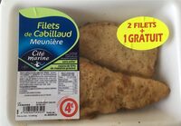Filet de cabillaud meunière