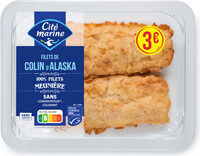 Filets de colin d'Alaska MSC meunière