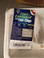 Filets de cabillaud façon fish & chips