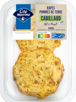 Râpés pomme de terre, cabillaud MSC, ail & persil - 200g - Frais