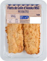 Filets de colin d'Alaska MSC meunière