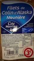 Filets de Colin d'Alaska