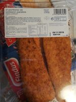 Portions de Poissons Panées