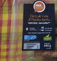 Filet de Colin d' Alaska panés