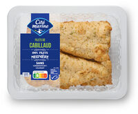Filets de cabillaud MSC meunière - 400g - Frais