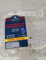 Filets de merlu blanc façon fish & chips