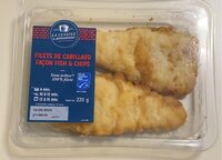 Filets cabillaud façon fish and chips
