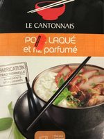 Le Cantonnais Porc laqué et riz asiatique la barquette de 300 g
