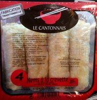 4 nems à la crevette