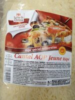 Cantal Jeune Râpé Aop 28% - Sachet De 2KG