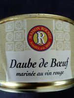 Daube de Boeuf marinée au vin rouge