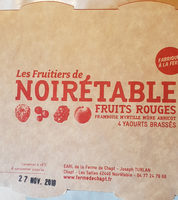Les fruitiers de NOIRETABLE. Fruits rouges.
