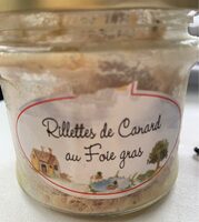 Rillettes de canard au foie gras