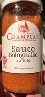 Sauce bolognaise au tofu
