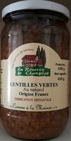Lentilles vertes au naturel