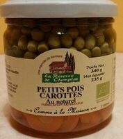 Petits pois carottes au naturel