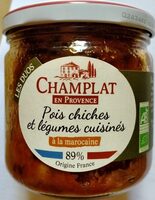 Pois chiche et légumes cuisinés
