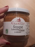 Soupe lentilles corail à diluer