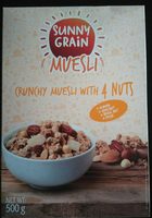 Crunchy muesly with 4 nuts - Céréales