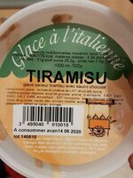 Glace à l'italienne tiramisu
