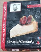 Crème glacée aromatisée cheesecake