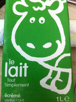 Lait Uht Ecreme 1 Litre