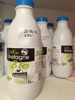 Lait bio demi ecreme Les eleveurs de bretagne