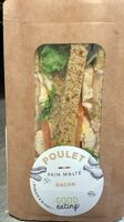Poulet bacon pain malté