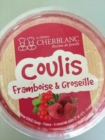 Coulis framboise & Groseille