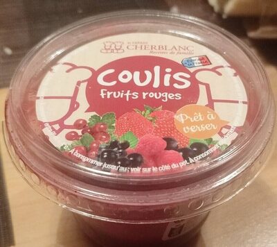 Coulis fruit rouge