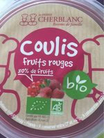 Coulis fruit rouge bio