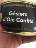Gesiers d'oies confits