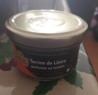 Terrine de Lièvre parfumée au romarin