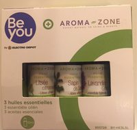 Aroma Zone 3 huiles essentielles