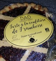 Tarte bio à la framboise